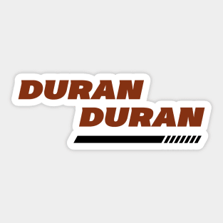 Duran Duran Logo Design Sticker